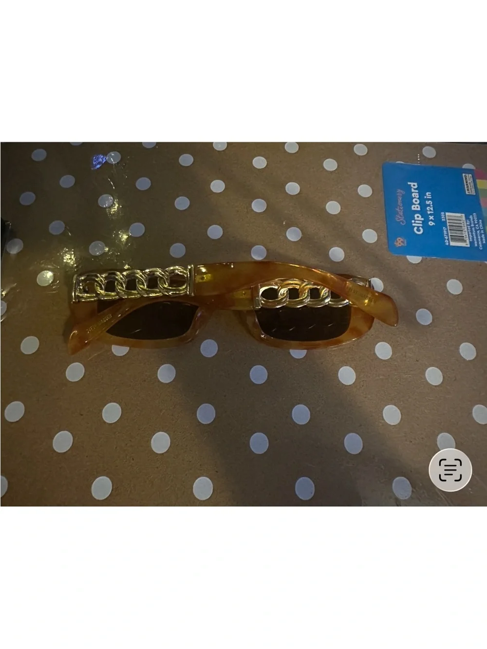Steve Madden Amber Tortoise Rectangular Sunglasses